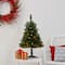 3ft. Pre-Lit Northern Rocky Spruce Artificial Christmas Tree, Clear LED Lights